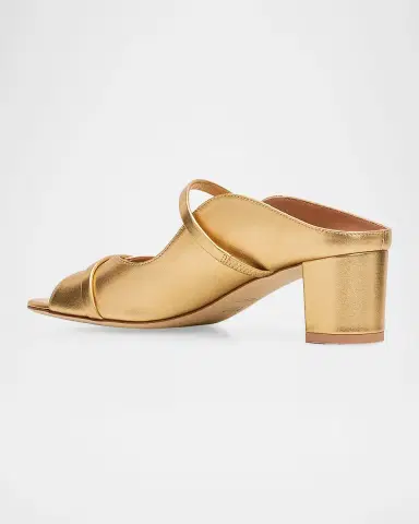 Malone Souliers 45mm Norah Metallic Leather Mule Sandals | Thumbnail 2 Malone Souliers 45mm Norah Metallic Leather Mule Sandals | Thumbnail 2