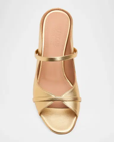 Malone Souliers 45mm Norah Metallic Leather Mule Sandals | Thumbnail 4 Malone Souliers 45mm Norah Metallic Leather Mule Sandals | Thumbnail 4