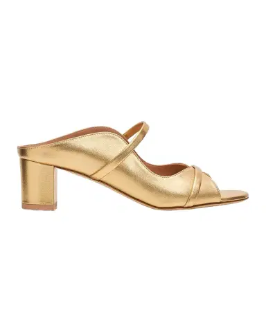 Malone Souliers 45mm Norah Metallic Leather Mule Sandals | Thumbnail 1 Malone Souliers 45mm Norah Metallic Leather Mule Sandals | Thumbnail 1