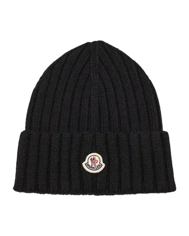 Moncler Ribbed Beanie | Thumbnail 1 Moncler Ribbed Beanie | Thumbnail 1