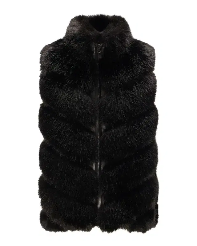 Lyla Grant Fur-Free Quilted Faux Fox Vest