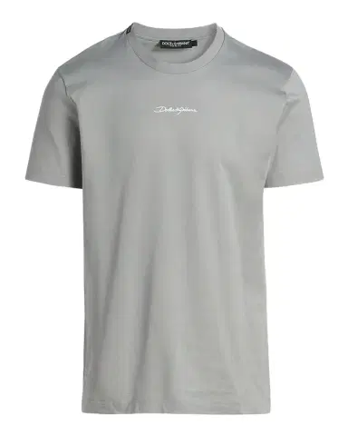 Dolce & Gabbana Men's Cotton Logo Signature T-Shirt | Thumbnail 1