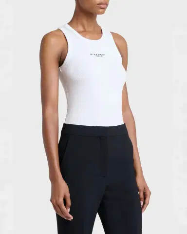 Givenchy Logo Ribbed Tank Top | Thumbnail 4
