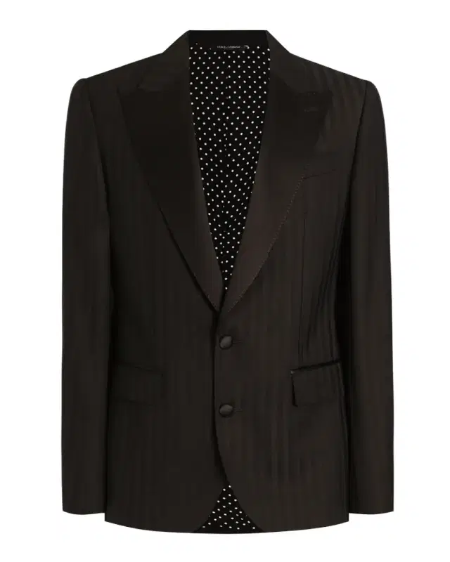 Dolce & Gabbana Virgin Wool-Blend Single-Breasted Blazer