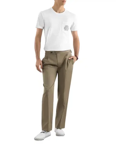 Dolce & Gabbana Men's Cotton Logo Pocket T-Shirt | Thumbnail 1 Dolce & Gabbana Men's Cotton Logo Pocket T-Shirt | Thumbnail 1