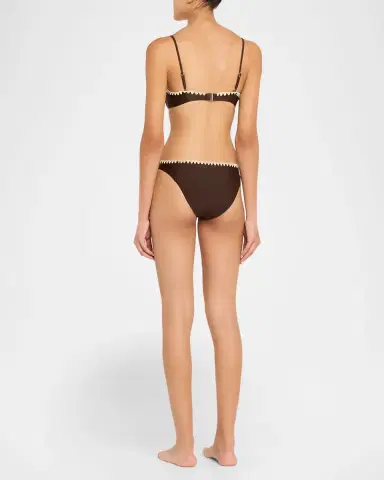 Ramy Brook Emmeline Crochet-Trim Bikini Top | Thumbnail 3