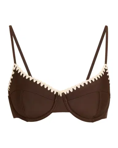 Ramy Brook Emmeline Crochet-Trim Bikini Top | Thumbnail 1