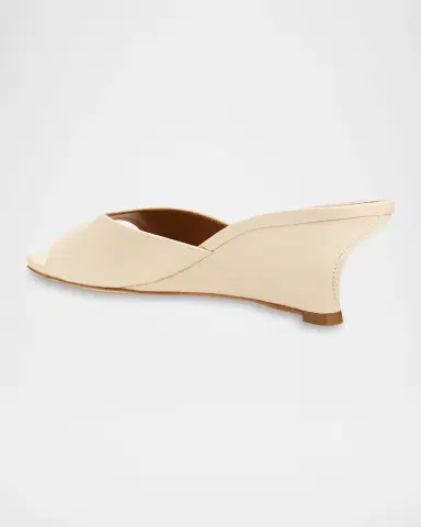 STAUD Brigitte Leather Wedge Mules | Thumbnail 4 STAUD Brigitte Leather Wedge Mules | Thumbnail 4