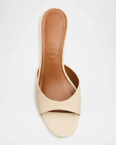 STAUD Brigitte Leather Wedge Mules | Thumbnail 6 STAUD Brigitte Leather Wedge Mules | Thumbnail 6