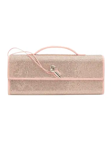 Bottega Veneta Andiamo Crystal Leather Clutch Bag | Thumbnail 1 Bottega Veneta Andiamo Crystal Leather Clutch Bag | Thumbnail 1