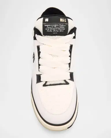 AMIRI Men's MA-1 Leather & Mesh Low-Top Sneakers | Thumbnail 6 AMIRI Men's MA-1 Leather & Mesh Low-Top Sneakers | Thumbnail 6