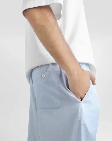 Dolce & Gabbana Men 's Cotton Poplin Drawstring Bermuda Shorts | Thumbnail 5