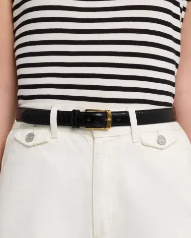 Nili Lotan Gabriele Suede Belt | Thumbnail 2