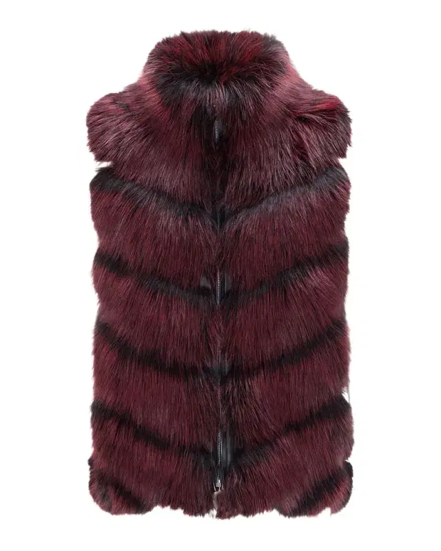 Lyla Grant Fur-Free Quilted Faux Fox Vest