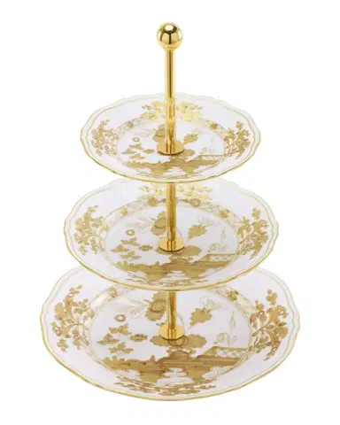 GINORI 1735 Oriente Italiano Aurum 3-Tier Stand | Thumbnail 1 GINORI 1735 Oriente Italiano Aurum 3-Tier Stand | Thumbnail 1