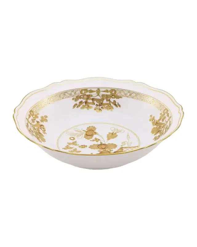 GINORI 1735 Oriente Italiano Aurum Deep Round Serving Bowl