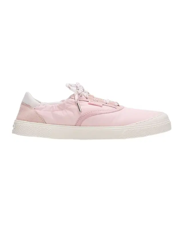 Moncler Vera Leisure Suede Low-Top Sneakers