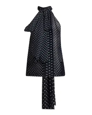 Tom Ford Polka-Dot Chiffon Neck-Tie Sleeveless Blouse | Thumbnail 1 Tom Ford Polka-Dot Chiffon Neck-Tie Sleeveless Blouse | Thumbnail 1