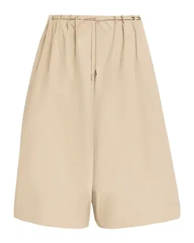 Brandon Maxwell Sutton Drawstring Wide-Leg Bermuda Shorts | Thumbnail 1