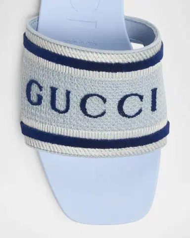 Gucci Luna Logo Jacquard Slide Sandals | Thumbnail 5
