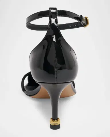 Chloé 70mm Cleia Studded Patent Leather Pumps | Thumbnail 5 Chloé 70mm Cleia Studded Patent Leather Pumps | Thumbnail 5