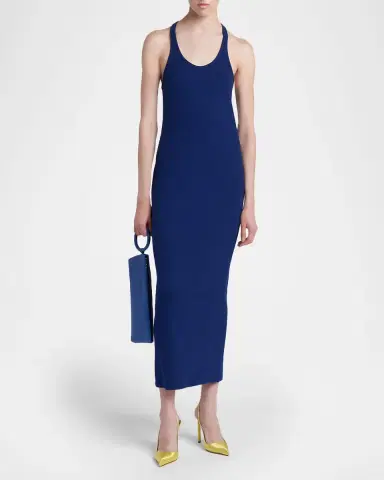 Tom Ford Ribbed Knit Racerback Midi Tank Dress | Thumbnail 2 Tom Ford Ribbed Knit Racerback Midi Tank Dress | Thumbnail 2