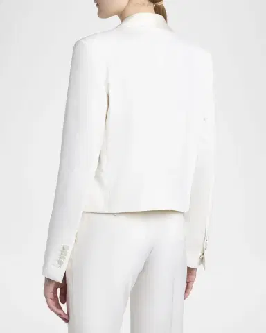TOM FORD Grain De Poudre Crop Open Blazer | Thumbnail 3