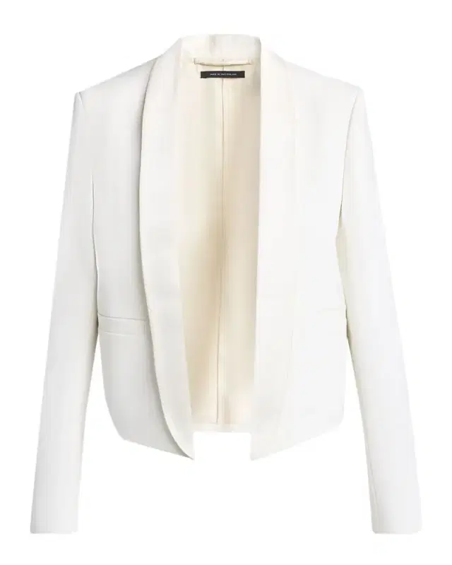 TOM FORD Grain De Poudre Crop Open Blazer