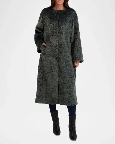 Lyla Grant Fur-Free Textured Faux Shearling Coat | Thumbnail 2 Lyla Grant Fur-Free Textured Faux Shearling Coat | Thumbnail 2