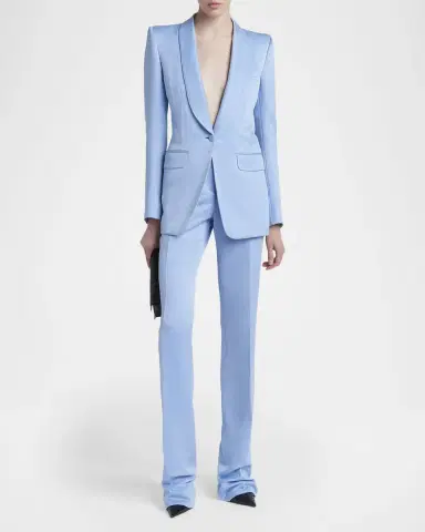 TOM FORD Cotton Velvet Single-Breasted Blazer | Thumbnail 2