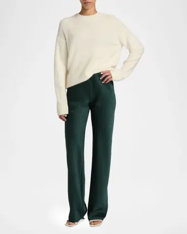 Vince Boiled Cashmere Crewneck Sweater | Thumbnail 2