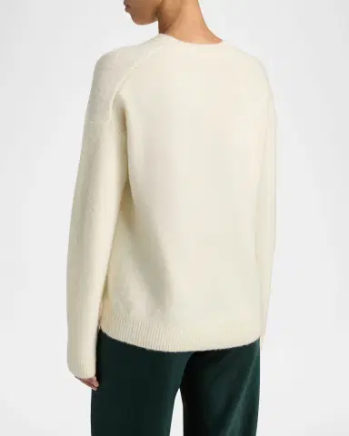 Vince Boiled Cashmere Crewneck Sweater | Thumbnail 3