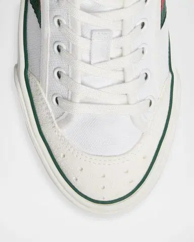 Gucci Tennis 1977 Canvas Low-Top Sneakers | Thumbnail 4 Gucci Tennis 1977 Canvas Low-Top Sneakers | Thumbnail 4