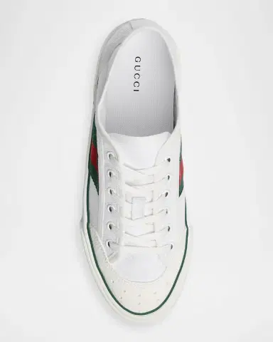 Gucci Tennis 1977 Canvas Low-Top Sneakers | Thumbnail 5 Gucci Tennis 1977 Canvas Low-Top Sneakers | Thumbnail 5
