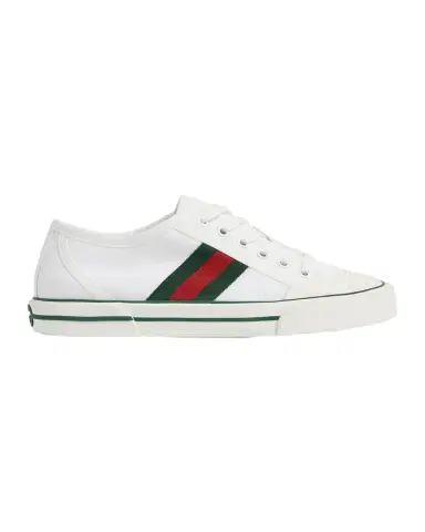 Gucci Tennis 1977 Canvas Low-Top Sneakers | Thumbnail 1 Gucci Tennis 1977 Canvas Low-Top Sneakers | Thumbnail 1