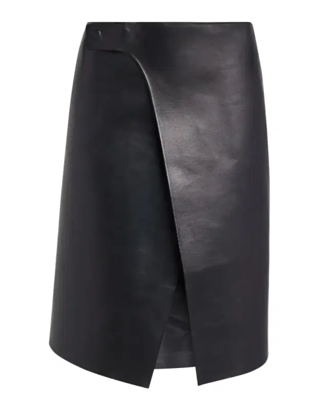 Tom Ford Nappa Leather Wrap Skirt