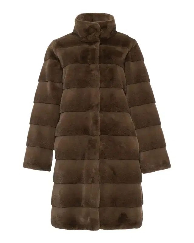 Lyla Grant Fur-Free Reversible Faux Mink Coat