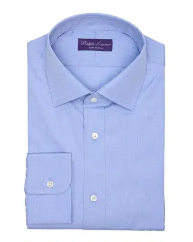 Ralph Lauren Purple Label Men's End-on-End Shirt | Thumbnail 3 Ralph Lauren Purple Label Men's End-on-End Shirt | Thumbnail 3