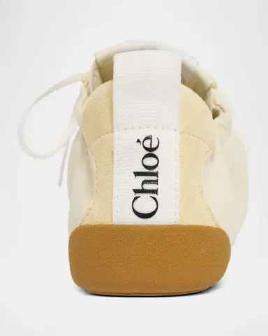 Chloé Kick Mixed Leather Low-Top Sneakers | Thumbnail 5