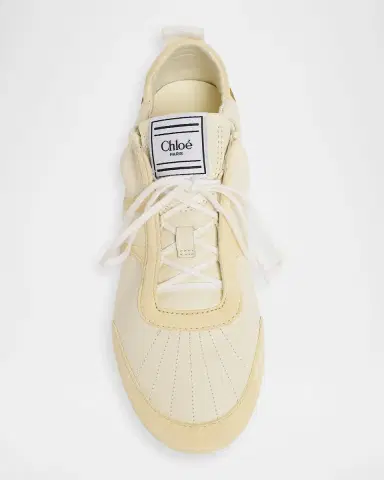 Chloé Kick Mixed Leather Low-Top Sneakers | Thumbnail 6