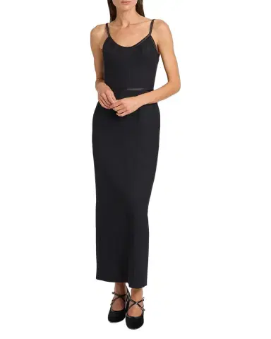 Thom Browne Corset Sleeveless Maxi Dress | Thumbnail 1 Thom Browne Corset Sleeveless Maxi Dress | Thumbnail 1