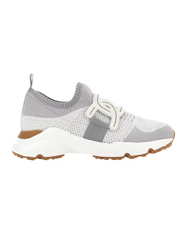 Tod 's Chain-Link Embellished Sock Sneakers