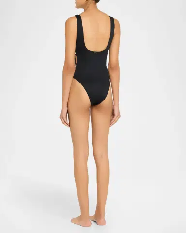 Simkhai Mona Studded One-Piece Swimsuit | Thumbnail 3 Simkhai Mona Studded One-Piece Swimsuit | Thumbnail 3