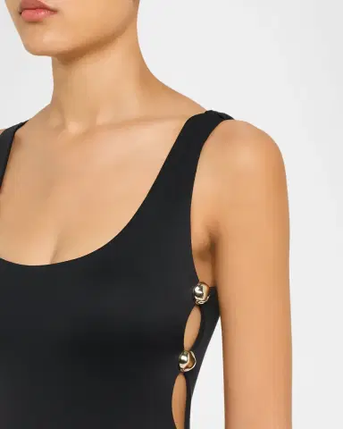 Simkhai Mona Studded One-Piece Swimsuit | Thumbnail 4 Simkhai Mona Studded One-Piece Swimsuit | Thumbnail 4