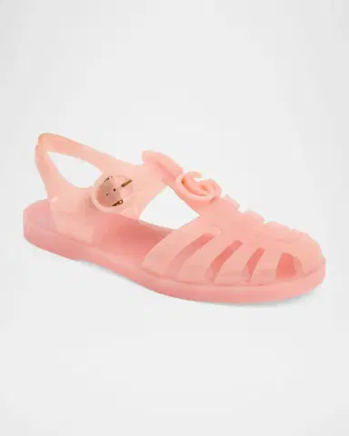 Gucci GG Glossy Jelly Fisherman Sandals | Thumbnail 3
