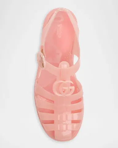 Gucci GG Glossy Jelly Fisherman Sandals | Thumbnail 6