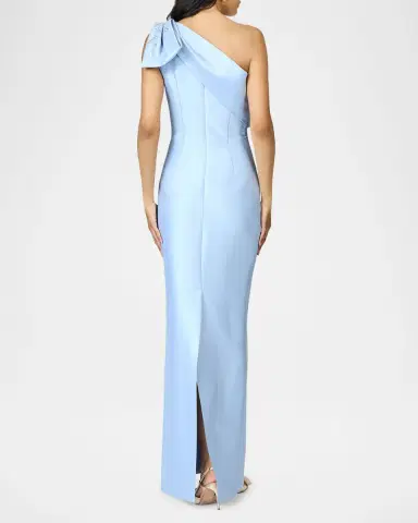 SACHIN & BABI Olivia Beaded Bow-Embellished Mikado Gown | Thumbnail 3 SACHIN & BABI Olivia Beaded Bow-Embellished Mikado Gown | Thumbnail 3