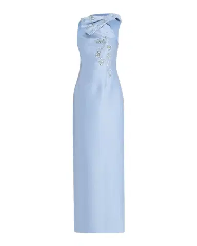 SACHIN & BABI Olivia Beaded Bow-Embellished Mikado Gown | Thumbnail 1 SACHIN & BABI Olivia Beaded Bow-Embellished Mikado Gown | Thumbnail 1
