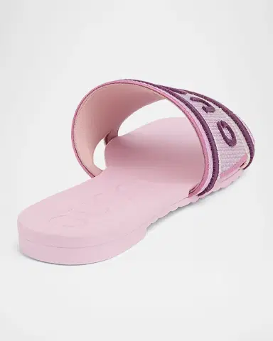 Gucci Luna Logo Jacquard Slide Sandals | Thumbnail 4 Gucci Luna Logo Jacquard Slide Sandals | Thumbnail 4