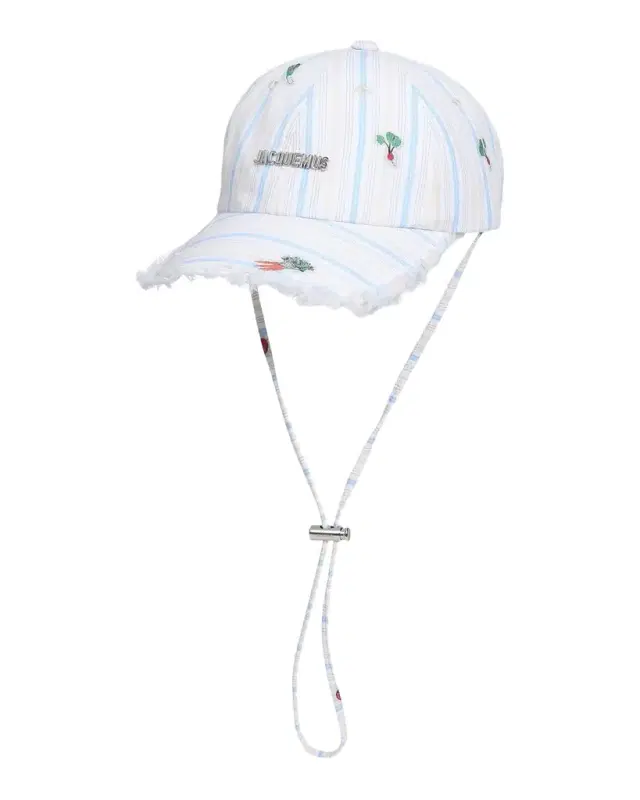 Men 's La Casquette Art Vegetable-Embroidered Stripe Baseball Cap